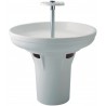 Pied pour lavabo circulaire, hauteur 80 cm, blanc Réf. P198001