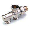 Distributeur 915 à sortie verticale D 15 x 21 - 22 avec isolement, 15 x 21 à joint plat réf. 438922