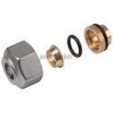 Adaptateur nickelé et chromé pour tube cuivre diamètre 16 / 18 x 18 réf. R178 x 036