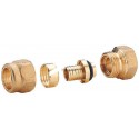 Raccord femelle pour tube plastique PER diamètre 12 x 17 - 10/12 réf. R186FY004