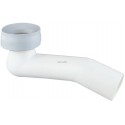 Tubulure ASPIRAMBO en plastique avec joint d emboîtement, blanc réf. D5994AC