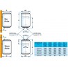 Chauffe-eau électrique bloc sur évier 15 litres mono classe énergétique C Réf. 89599012