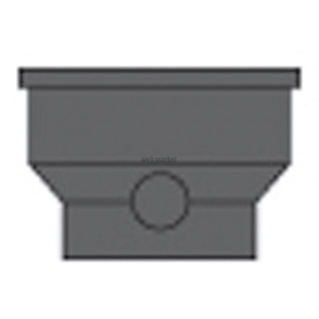 Adaptateur 80 / 125 Condensation pour Hydroconfort réf. F3AA40832