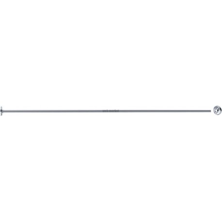 Porte-rideau droit longueur 100 cm diamètre 16 mm réf. 004013