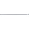 Porte-rideau droit longueur 100 cm diamètre 16 mm réf. 004013