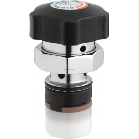 Tête interchangeable ALPA allonge bouton noir Réf 01020