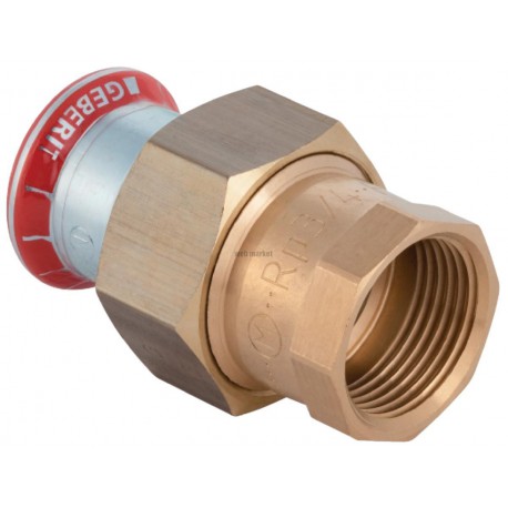 Raccord union taraudé D15-1/2mm, acier carbone Réf 25300