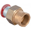 Raccord union taraudé D15-1/2mm, acier carbone Réf 25300