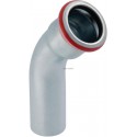 Coude 45 degrés avec extrémité à emboîter MF D18mm réf 20703
