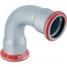 Coude 90° D88,9mm, acier carbone Réf 20110
