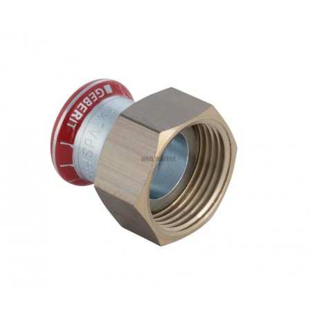 Jonction avec écrou en laiton D54-2 1/2mm acier réf 25054