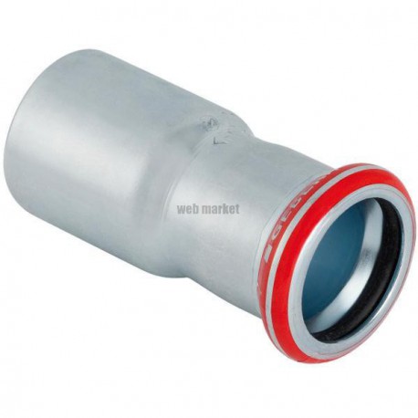 Réduction avec extrémité à emboîterD28-15mm, acier réf 22307