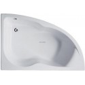 Baignoire MICROMEGA 150x100 angle à droite avec pieds réglables blanc réf. E60218-00