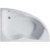 Baignoire MICROMEGA 150x100 angle à droite avec pieds réglables blanc réf. E60218-00
