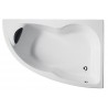 Baignoire MICROMEGA 150x100 angle à droite avec pieds réglables blanc réf. E60218-00