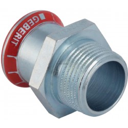 Raccord avec filetage acier zn M diamètre : 22-3/4réf .21707