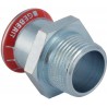 Raccord avec filetage acier zn M diamètre : 22-3/4réf .21707