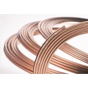 Tube cuivre NF recuit diamètre : 16 mm épaisseur : 1 mm couronne de 50 mètres Réf. 2821028038040