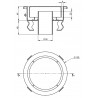 Siphon de sol 1550CFB - inox - 150x150 mm - Hauteur 49 mm