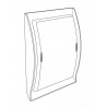 Grille DESIGN de ventilation diamètre 100mm (passage d air 50cm²) blanc pour appareil à gaz GDT100B