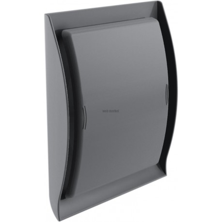 Grille DESIGN de ventilation diamètre 100mm (passage d air 50cm²) gris anthracite pour appareil à gaz GDT100A