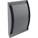 Grille DESIGN de ventilation diamètre 100mm (passage d air 50cm²) gris anthracite pour appareil à gaz GDT100A