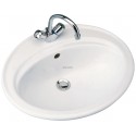 Vasque à encastrer ULYSSE Lg : 55 cm Céramique blanc Réf. P144801