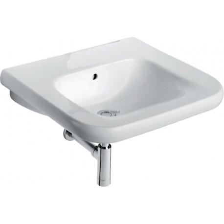 Lavabo MATURA 2 60 x 55 cm en porcelaine, percé un trou, blanc Réf. S221901