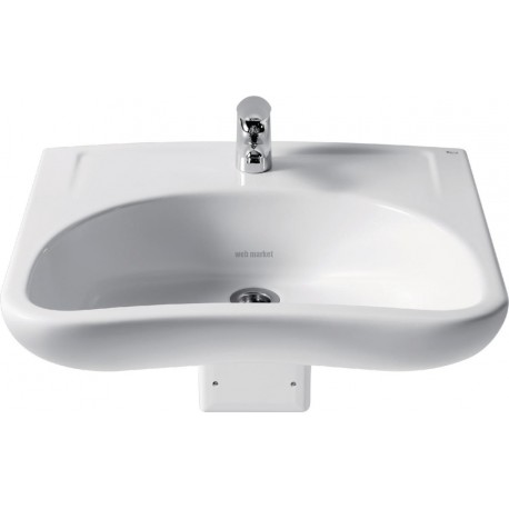 Lavabo ACCESS 64x55cm avec fixations blanc réf. A327230000
