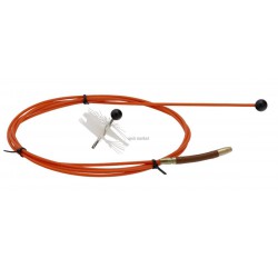 Kit de ramonage pour conduit diamètre 80mm et longueur 3,00 mètres Réf 1335