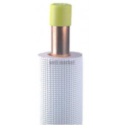 COURONNE TUBE CUIVRE 1/4 ISOLE PE BLANC M1 20M