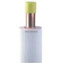 COURONNE TUBE CUIVRE 1/4 ISOLE PE BLANC M1 50M