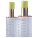 COURONNE TUBE CUIVRE 08-10 1/4-5/8 ISOLE PE BLANC M1 30M