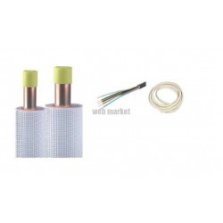 KIT INSTALLATION COMPLET CUIVRE 1/4-3/8 ISOLE M1 LONG(M): 7