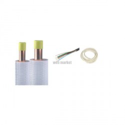 KIT INSTALLATION COMPLET CUIVRE 1/4-3/8 ISOLE M1 LONG(M): 19