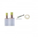 KIT INSTALLATION COMPLET CUIVRE 1/4-1/2 ISOLE M1 LONG(M): 16