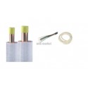 KIT INSTALLATION COMPLET CUIVRE 1/4-5/8 ISOLE M1 LONG(M): 1