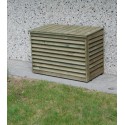 CACHE ESTHETIQUE EN BOIS POUR GROUPE EXTERIEUR