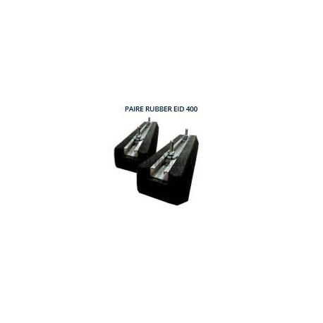 PAIRE DE SUPPORT DE SOL MINI RUBBER EID 400MM 300KG