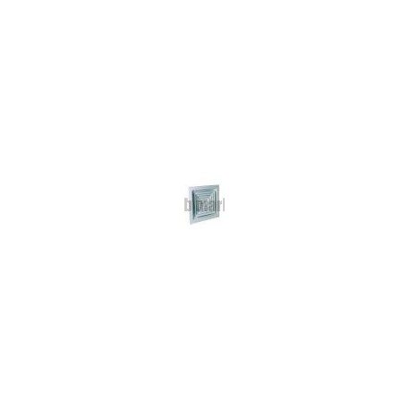 ALDES Diffuseur fixe isolé + plenum dalle plafond 600x600 acier blanc SF704R TP D315
