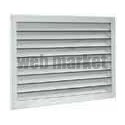 ALDES Grille extérieure murale en alu anodisé pour air neuf / vicié AG 638 300x300mm