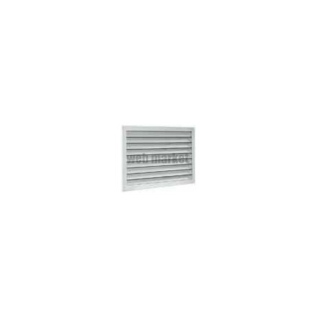 ALDES Grille extérieure murale en alu anodisé pour air neuf / vicié AG 638 400x400mm