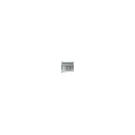 ALDES Grille extérieure murale en alu brut pour air neuf ou vicié AG 639 800x800mm