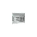 ALDES Grille extérieure murale en alu brut pour air neuf ou vicié AG 639 800x800mm