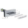 Scd n max 30 - kit silencieux en traversee de mur pour entrées d'air 30 m3/h