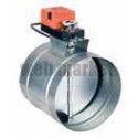 Rag 400 mot230v - registre antigel motorise etanche 2 positions diametre 400
