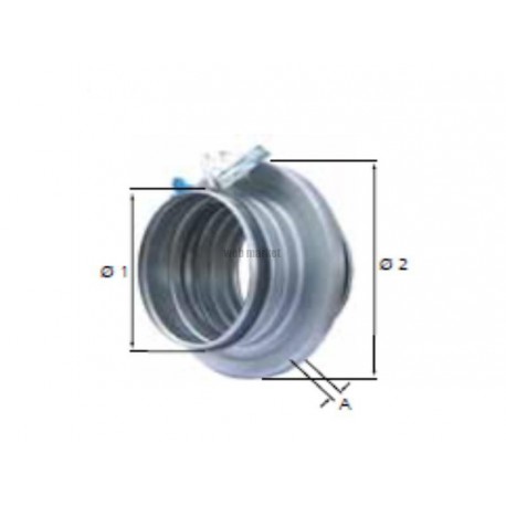 Iris 100 - registre manuel d'equilibrage reglable diametre 100