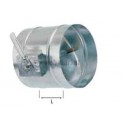 Rr 355 e - registre de reglage galvanise etanche commande manuelle diametre 355