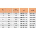 Rr 400 cav - registre manuel d'equilibrage a debit constant diametre 400