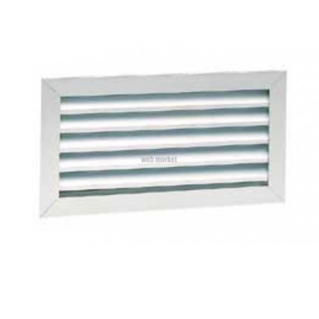Gra 300x300 b - grille reprise alu 300x300 blanc